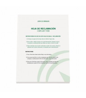 Libro de Hojas de Reclamación Junta de Andalucía 2022
