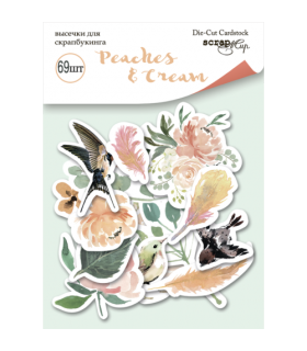 Die cuts colección Peaches & Cream de Scrapmir