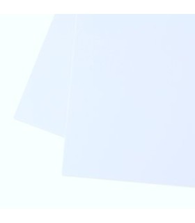 Cartulina PREMIUM Perlada 12"x12" Shimmer Blanco de Mintopía