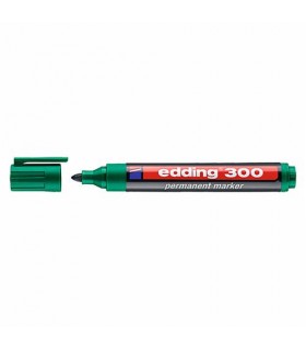 Rotulador Permanente Verde Edding 300
