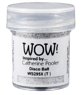 Polvo de embossing Disco Ball por Catherine Pooler de Wow!