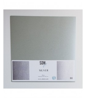 Papel básico Silver 290gr de SDNArt
